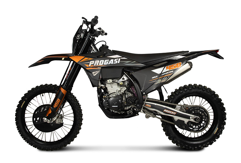 Progasi Hardcore 450, ракурс спереди